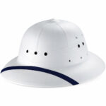 USPS White Rain Helmet